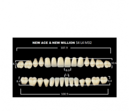 Зубы New Ace/New Million A3.5-S4-M32 (28шт)
