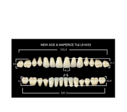Зубы NewAce А3-ТL6 (28шт)